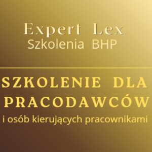 Kurs BHP dla Pracodawców i osób kierujących pracownikami